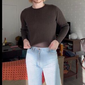 2000s Brown DKNY Sweater